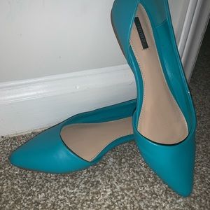 Teal Forever 21 Sz 6 Flats